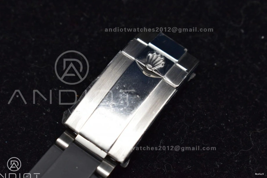 Strap 1:1 904L Dial Clean V2 Silver Edition on Case SA4130 Rubber Best Black Daytona SS 116519 0427